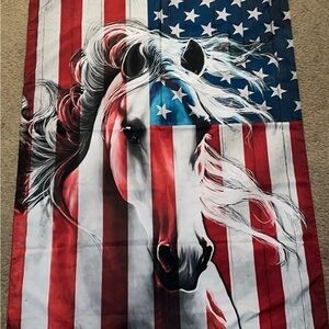 Patriotic Horse flag